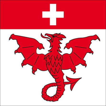 Saas Almagell flag